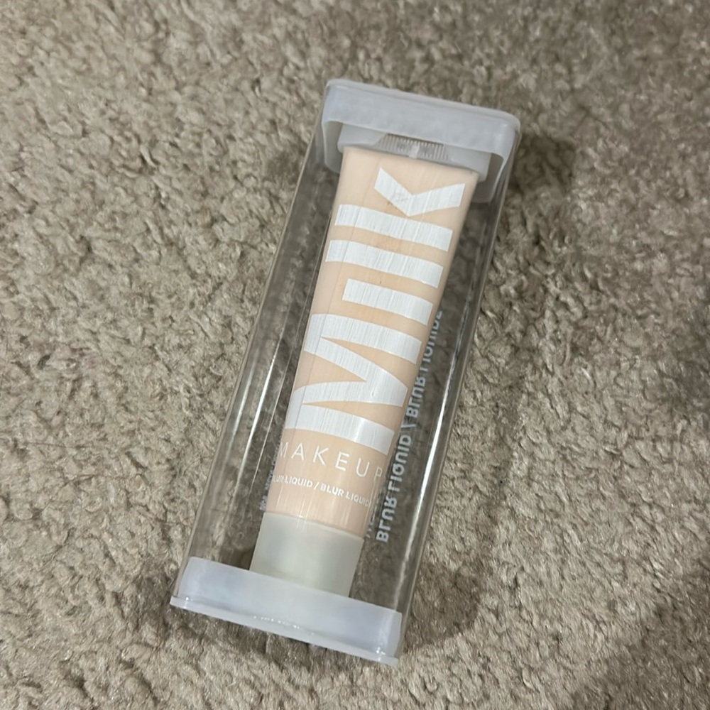 New in box milk makeup blur liquid foundation in shade porcelain
